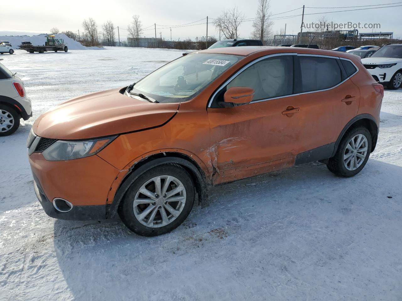 2018 Nissan Rogue Sport S Оранжевый vin: JN1BJ1CP2JW154604