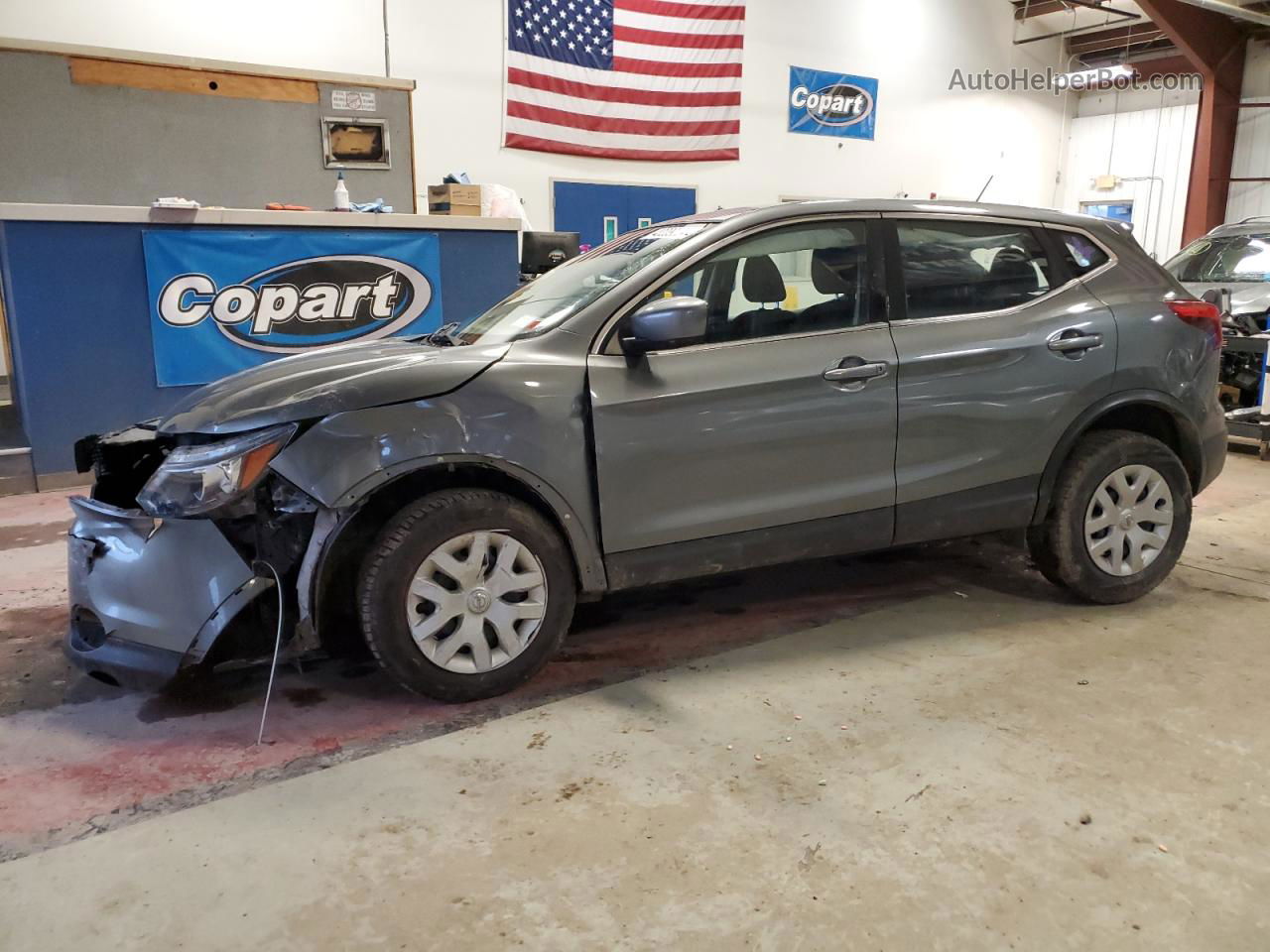 2018 Nissan Rogue Sport S Gray vin: JN1BJ1CP4JW151154