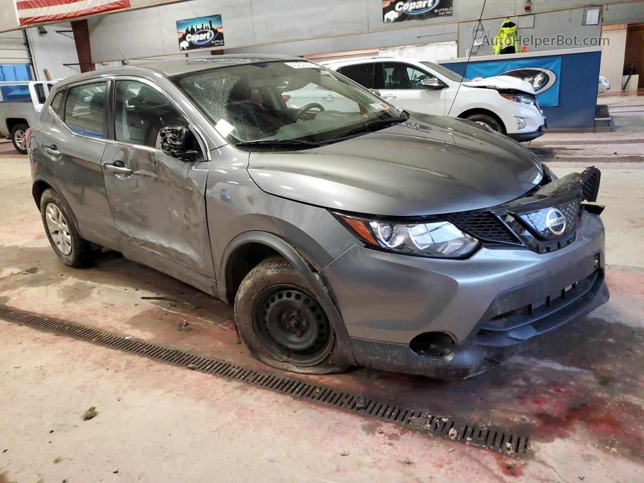 2018 Nissan Rogue Sport S Gray vin: JN1BJ1CP4JW151154