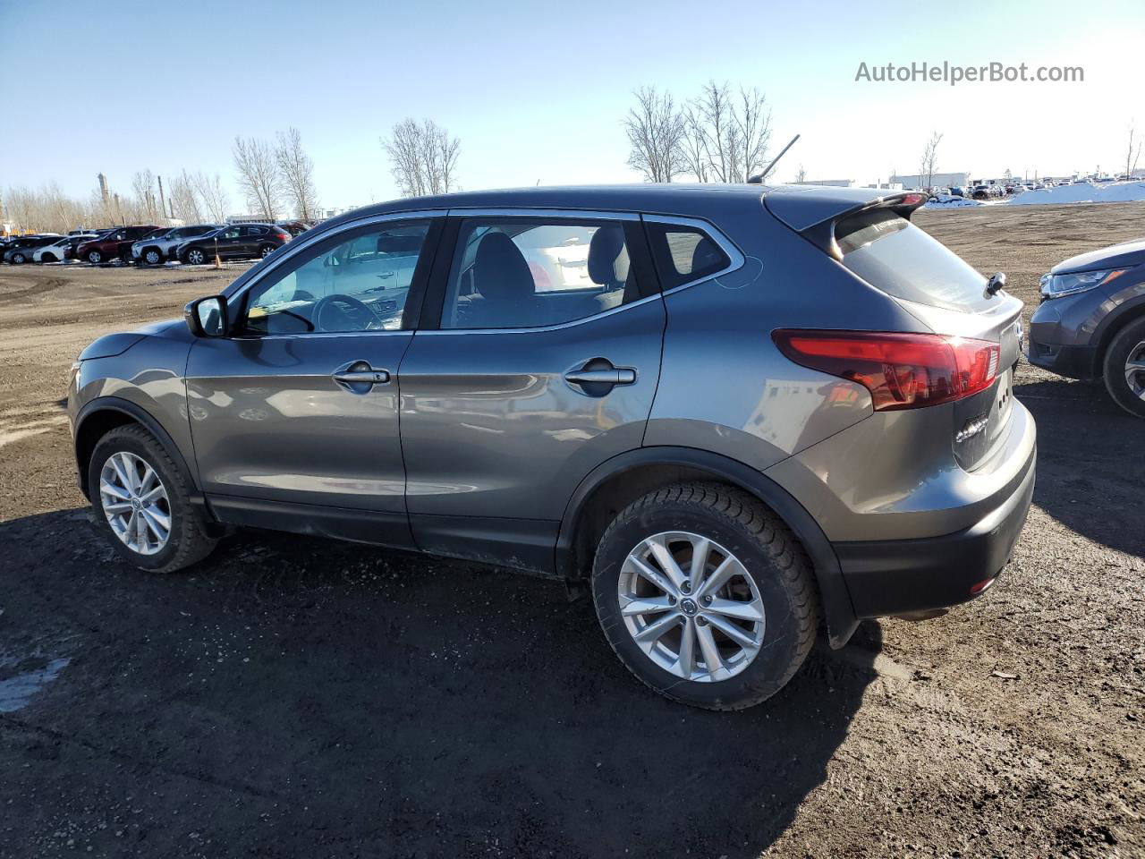 2018 Nissan Qashqai S Серый vin: JN1BJ1CP8JW184707