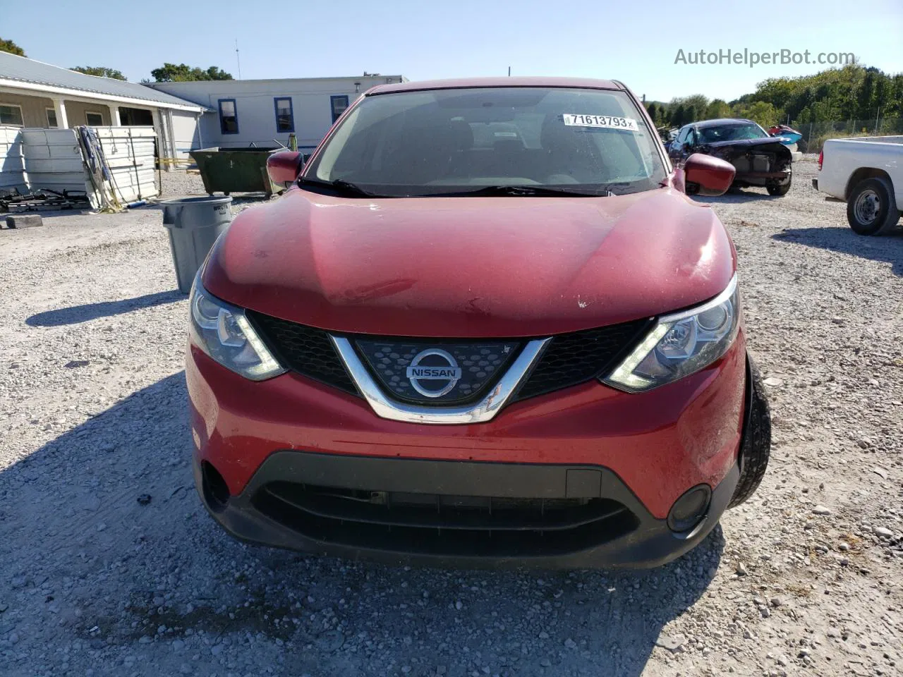 2018 Nissan Rogue Sport S Красный vin: JN1BJ1CR0JW287251