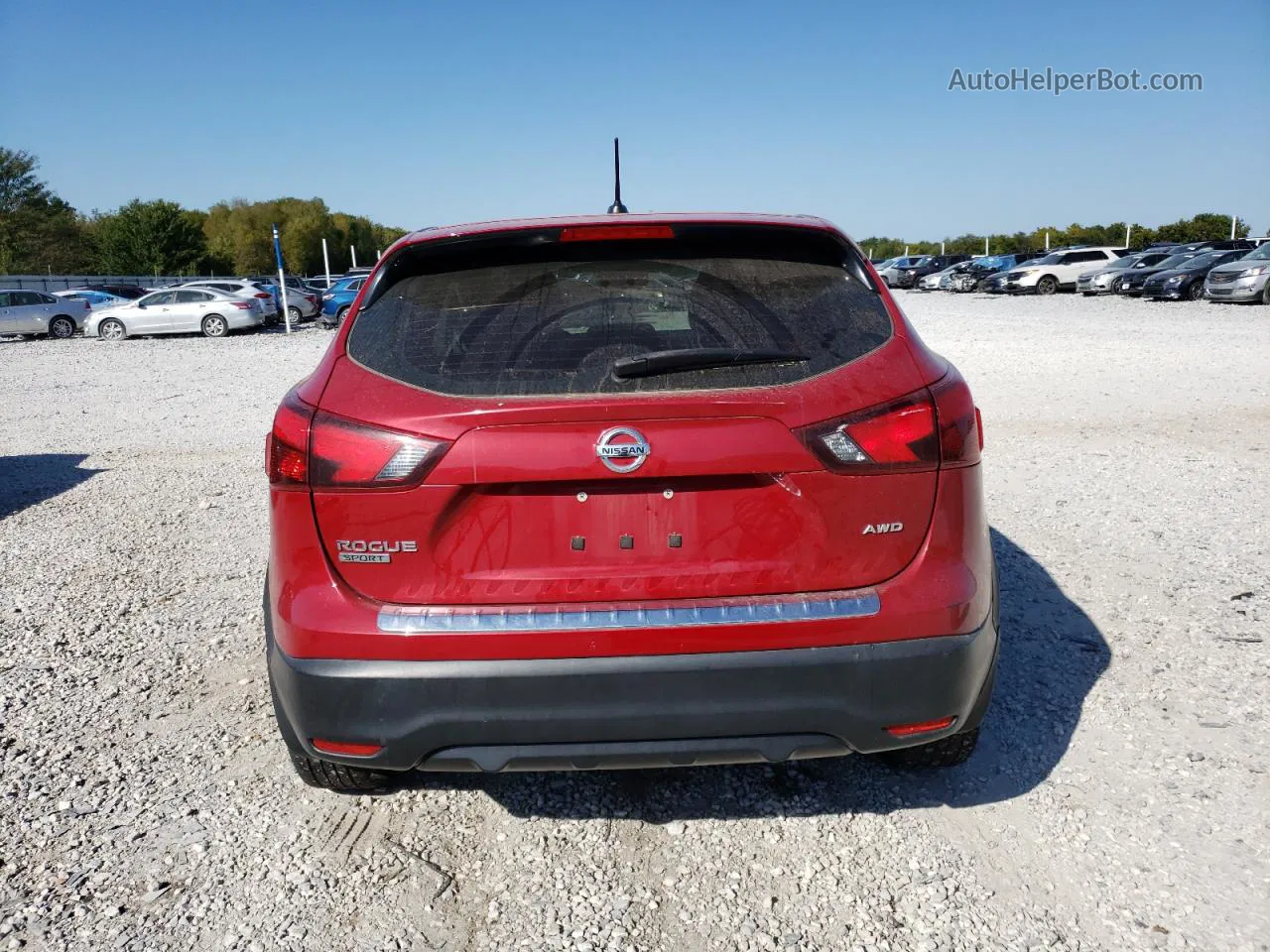 2018 Nissan Rogue Sport S Красный vin: JN1BJ1CR0JW287251