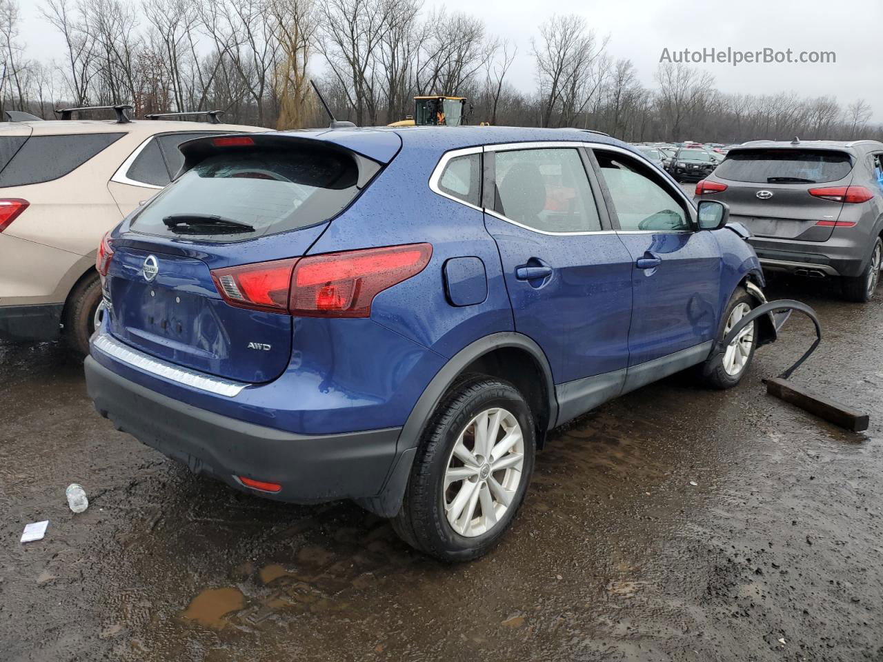 2018 Nissan Rogue Sport S Blue vin: JN1BJ1CR1JW285993