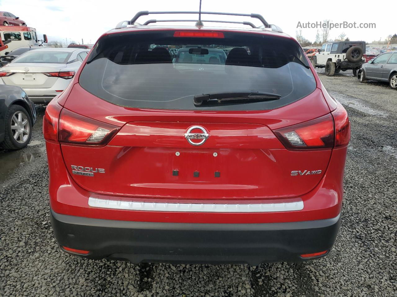 2018 Nissan Rogue Sport S Red vin: JN1BJ1CR3JW283582