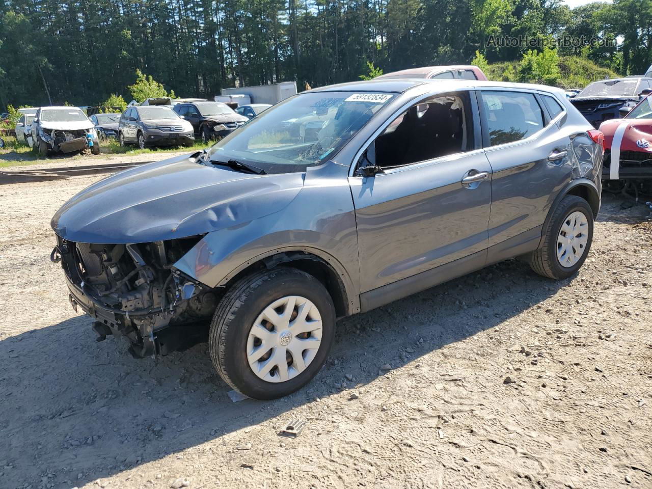 2018 Nissan Rogue Sport S Gray vin: JN1BJ1CR4JW282733