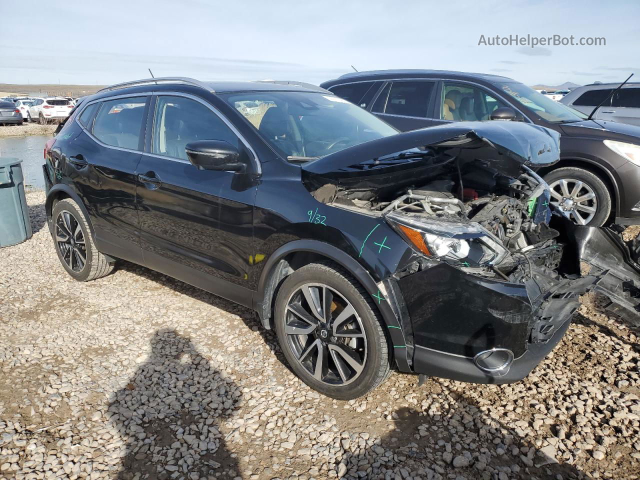 2018 Nissan Rogue Sport S Black vin: JN1BJ1CR5JW200119