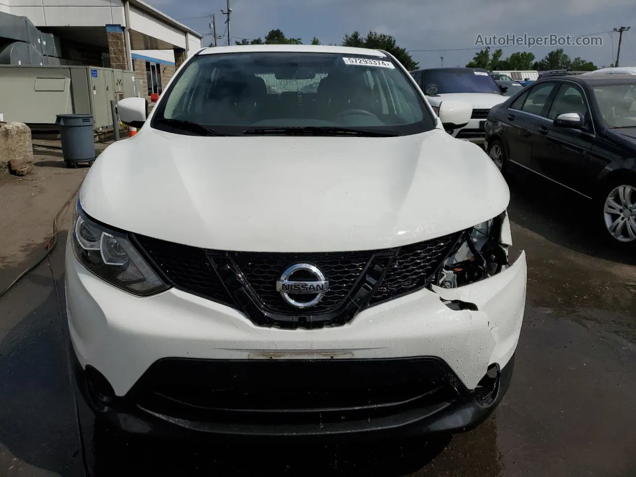 2018 Nissan Rogue Sport S Белый vin: JN1BJ1CR6JW203577