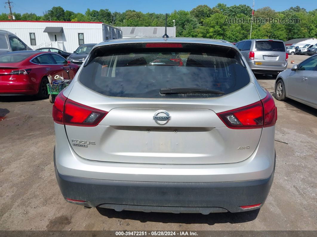 2018 Nissan Rogue Sport S Silver vin: JN1BJ1CR8JW264171