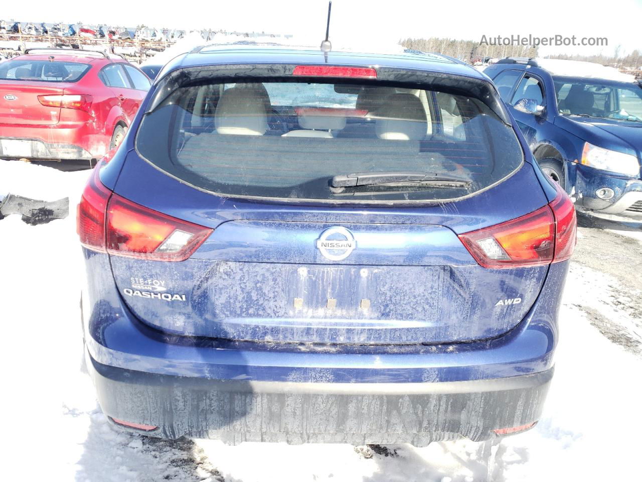 2018 Nissan Qashqai Blue vin: JN1BJ1CR9JW207445