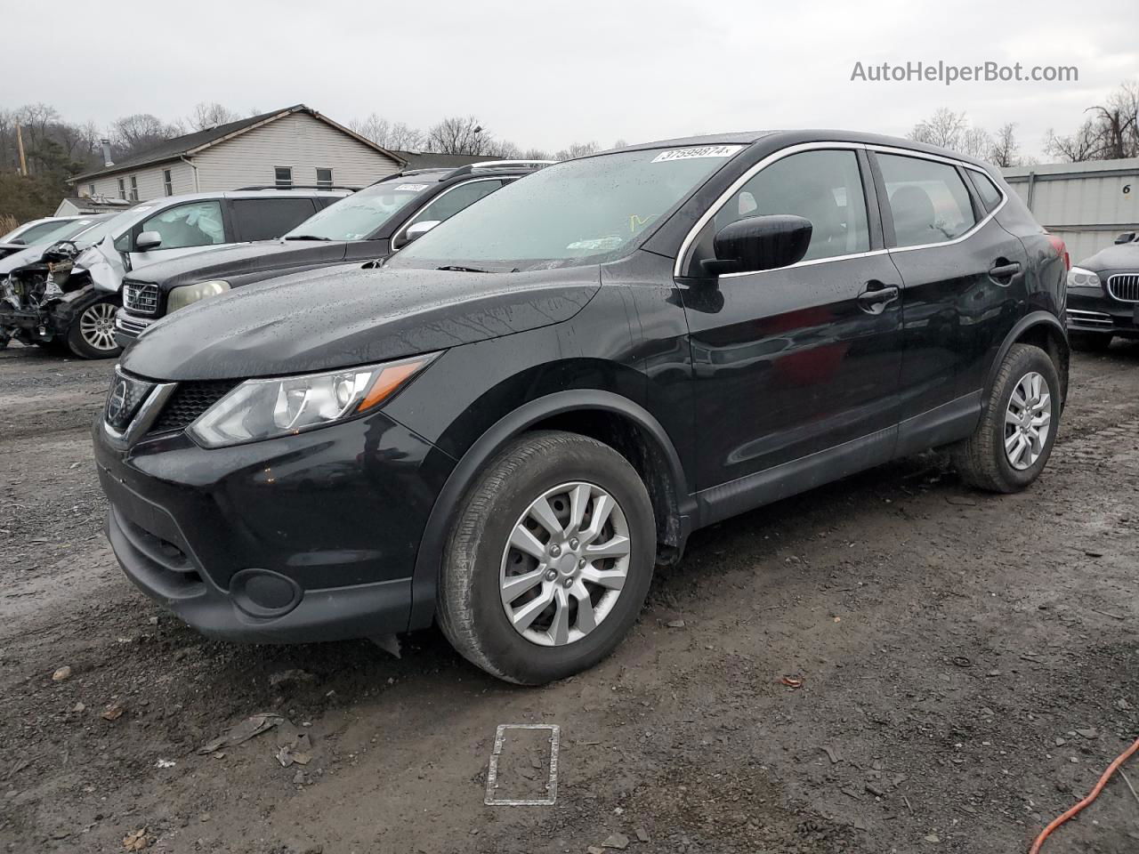 2018 Nissan Rogue Sport S Черный vin: JN1BJ1CR9JW251462