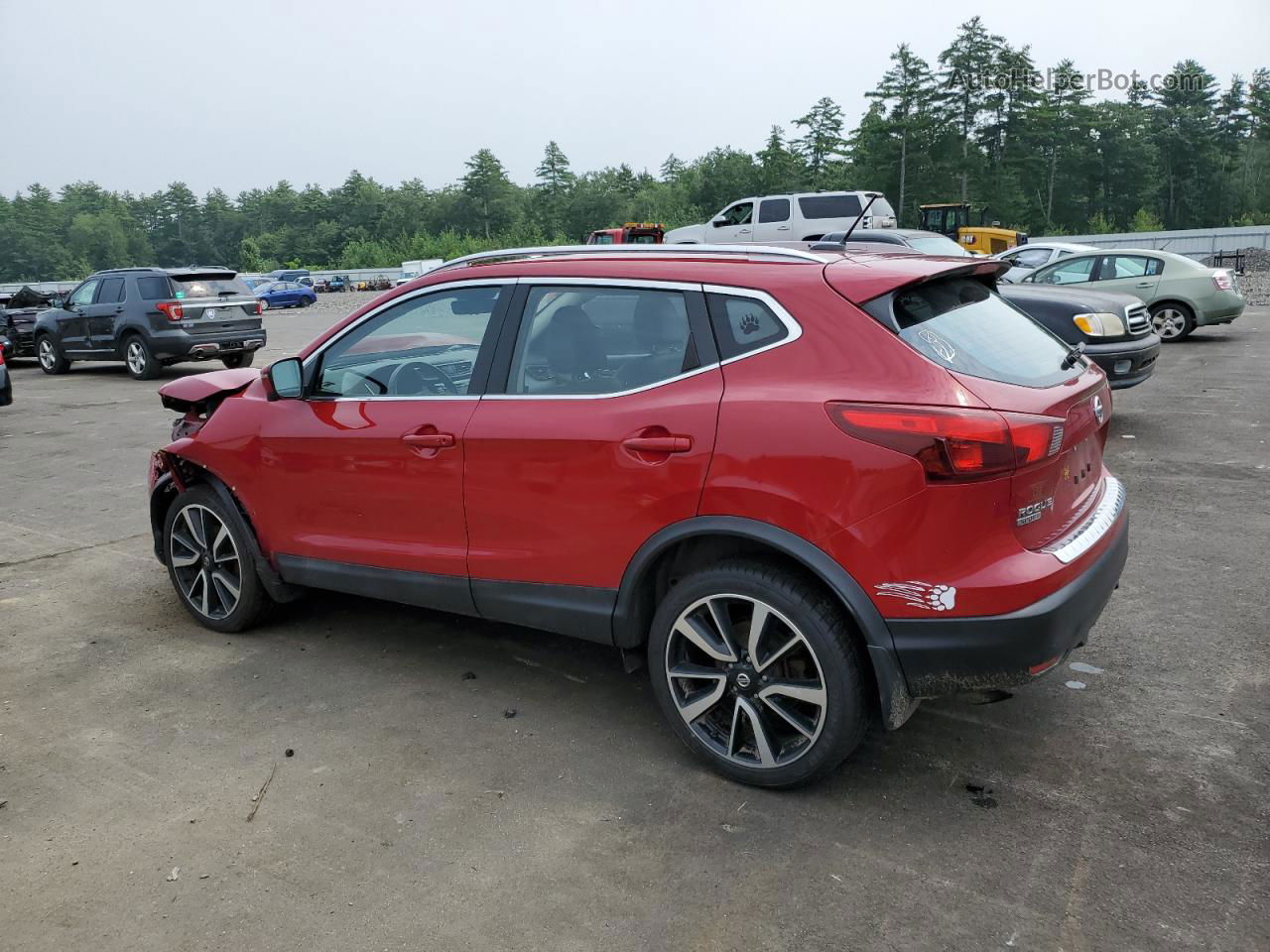 2018 Nissan Rogue Sport S Red vin: JN1BJ1CRXJW204621