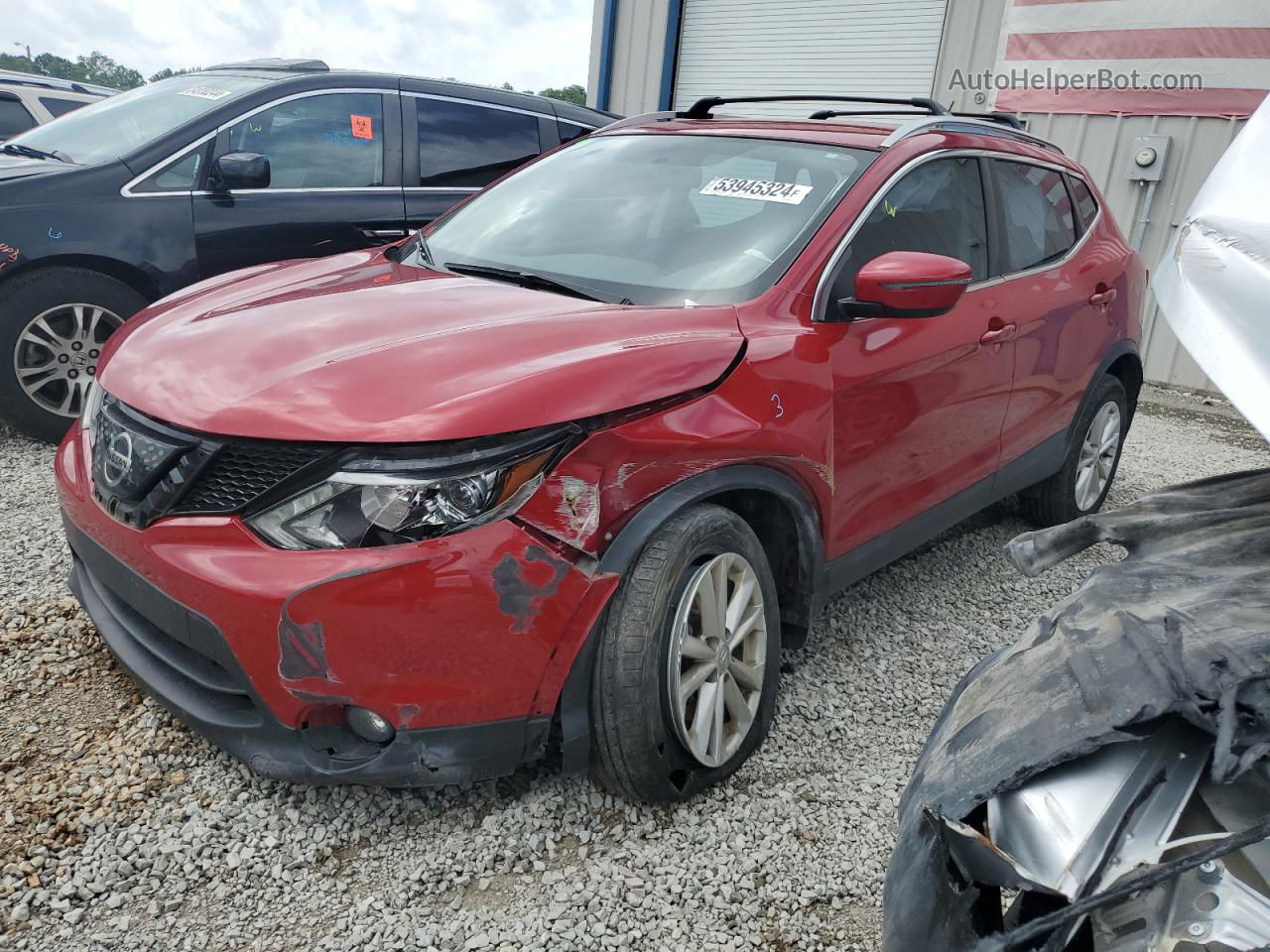 2018 Nissan Rogue Sport S Red vin: JN1BJ1CRXJW266665