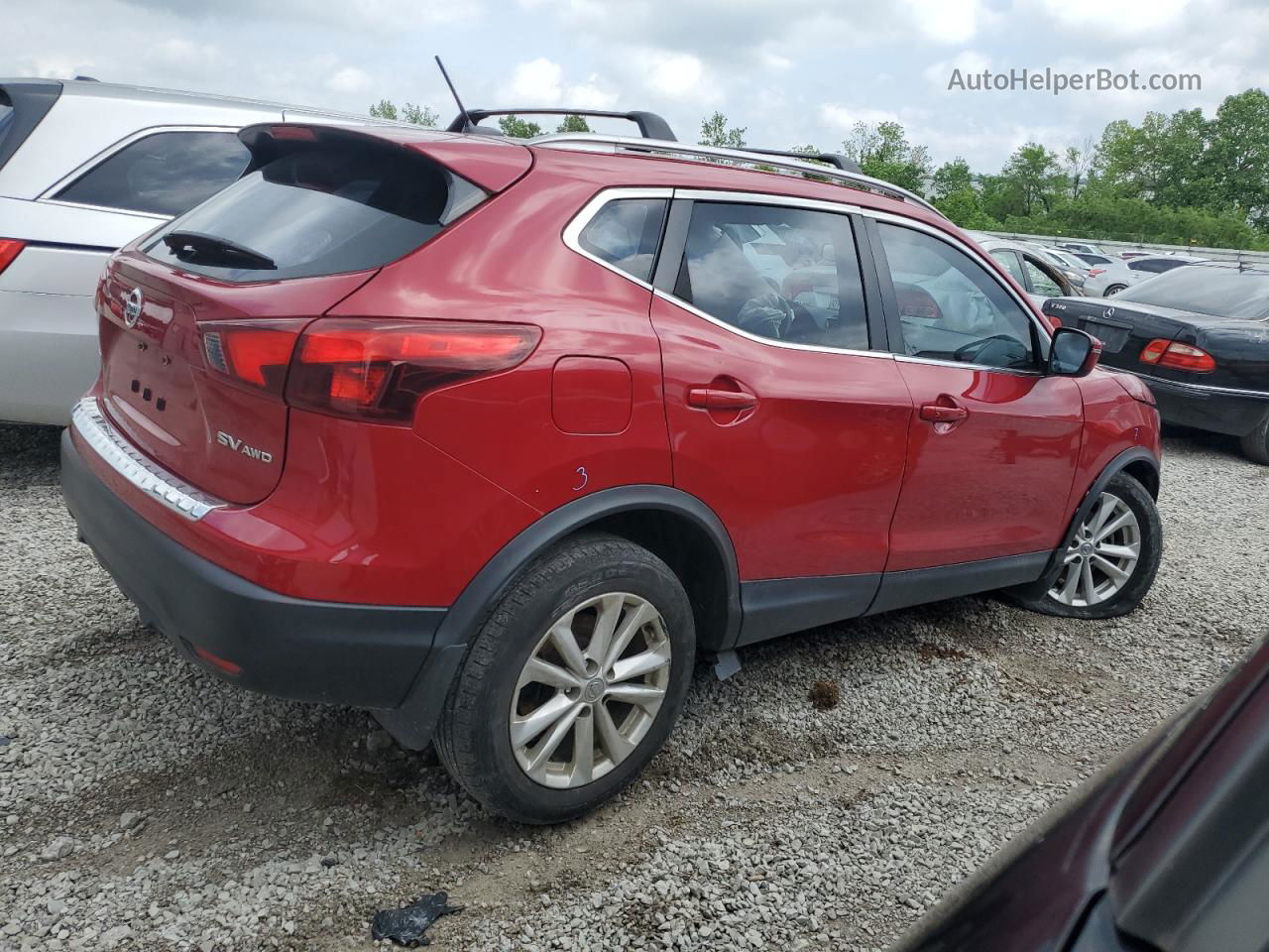 2018 Nissan Rogue Sport S Красный vin: JN1BJ1CRXJW266665