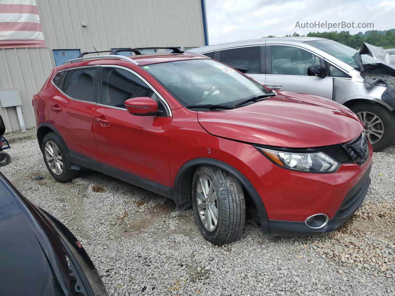 2018 Nissan Rogue Sport S Red vin: JN1BJ1CRXJW266665