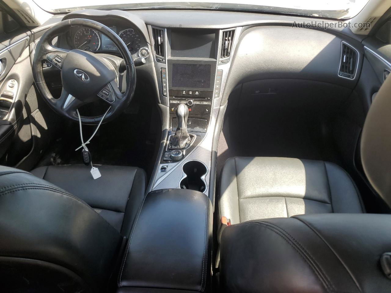 2014 Infiniti Q50 Base Серебряный vin: JN1BV7AP0EM678250