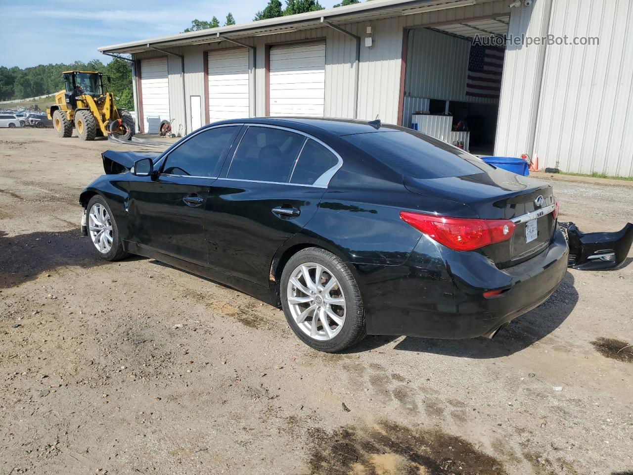 2014 Infiniti Q50 Base Black vin: JN1BV7AP0EM678863