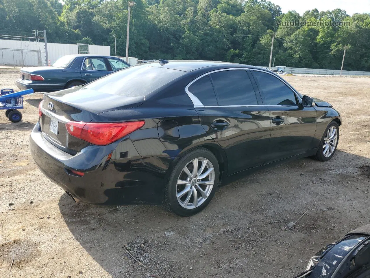 2014 Infiniti Q50 Base Black vin: JN1BV7AP0EM678863