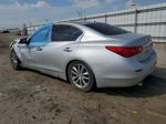 2014 Infiniti Q50 Base Silver vin: JN1BV7AP0EM689765