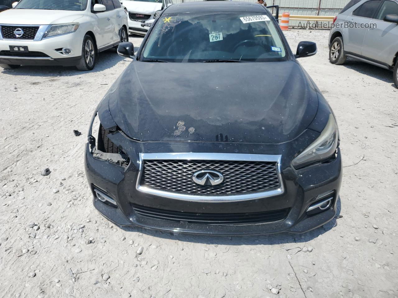 2015 Infiniti Q50 Base Black vin: JN1BV7AP0FM333429