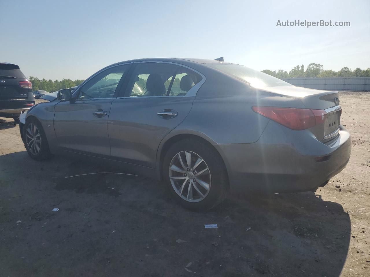 2015 Infiniti Q50 Base Gray vin: JN1BV7AP0FM338212