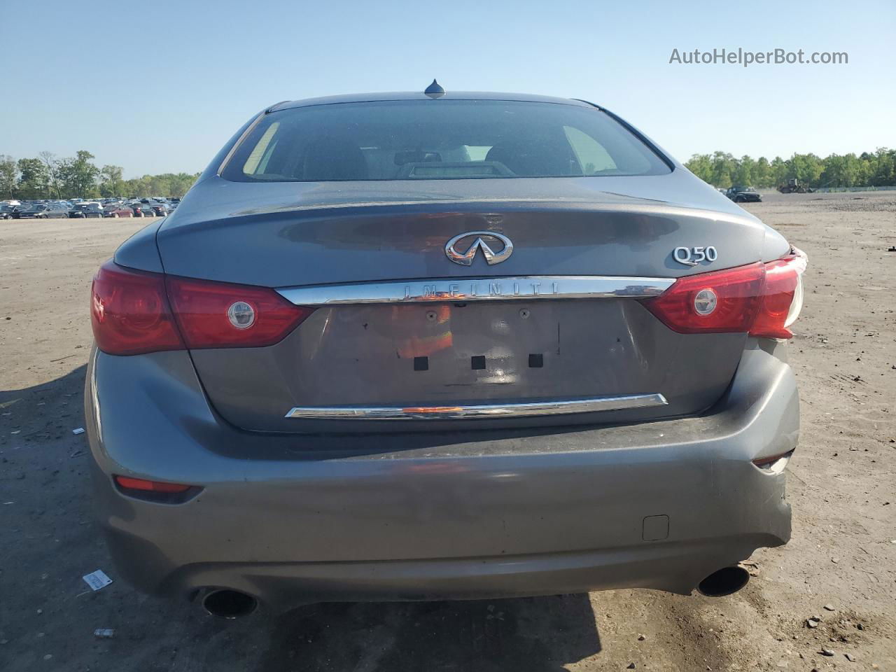 2015 Infiniti Q50 Base Gray vin: JN1BV7AP0FM338212