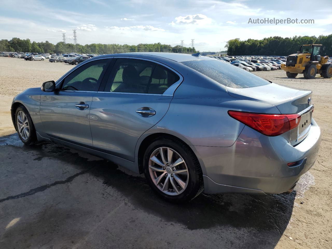 2015 Infiniti Q50 Base Blue vin: JN1BV7AP0FM343135