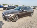 2015 Infiniti Q50 Base Brown vin: JN1BV7AP0FM350733