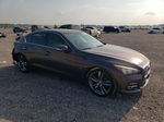 2015 Infiniti Q50 Base Brown vin: JN1BV7AP0FM350733