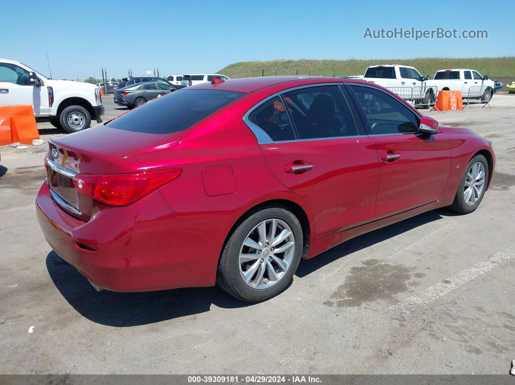 2015 Infiniti Q50 Premium Red vin: JN1BV7AP0FM358007