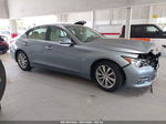 2014 Infiniti Q50 Premium/sport Blue vin: JN1BV7AP1EM670089