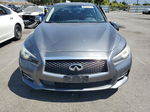 2014 Infiniti Q50 Base Charcoal vin: JN1BV7AP1EM670478