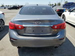 2014 Infiniti Q50 Base Charcoal vin: JN1BV7AP1EM670478