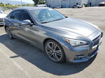 2014 Infiniti Q50 Base Charcoal vin: JN1BV7AP1EM670478