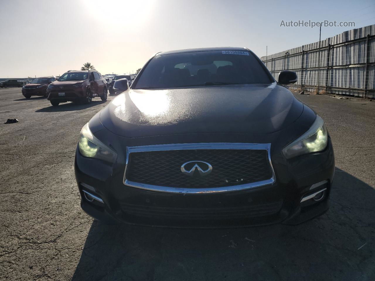 2014 Infiniti Q50 Base Черный vin: JN1BV7AP1EM671470