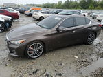 2014 Infiniti Q50 Base Brown vin: JN1BV7AP1EM674739