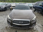 2014 Infiniti Q50 Base Brown vin: JN1BV7AP1EM674739