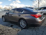 2014 Infiniti Q50 Base Charcoal vin: JN1BV7AP1EM678886