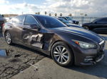 2014 Infiniti Q50 Base Charcoal vin: JN1BV7AP1EM678886