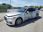 2014 Infiniti Q50 Base Серебряный vin: JN1BV7AP1EM680301