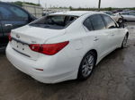 2014 Infiniti Q50 Base White vin: JN1BV7AP1EM684106