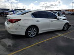 2015 Infiniti Q50 Base White vin: JN1BV7AP1FM345802