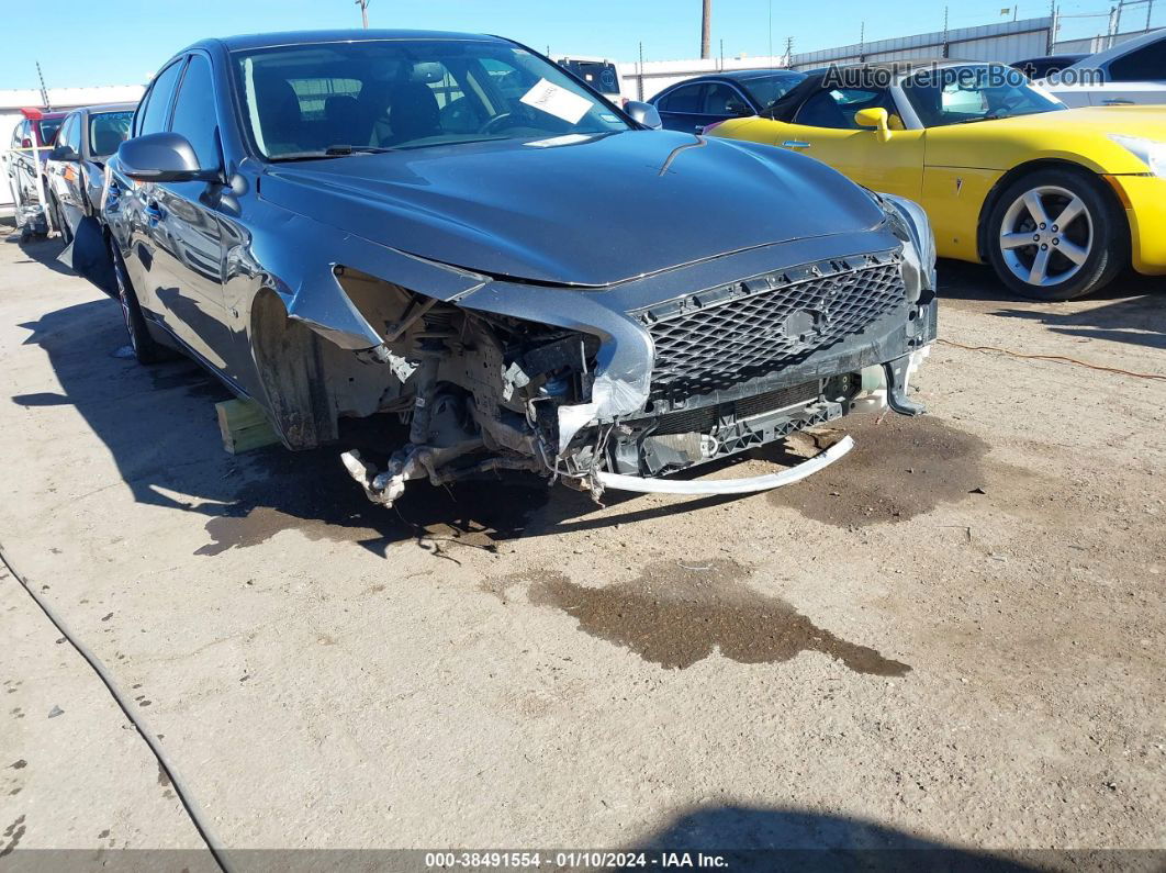 2015 Infiniti Q50 Premium Gray vin: JN1BV7AP1FM347131