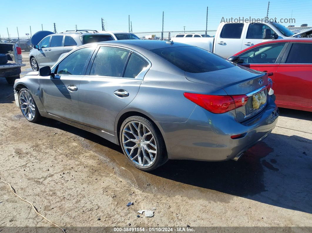 2015 Infiniti Q50 Premium Gray vin: JN1BV7AP1FM347131