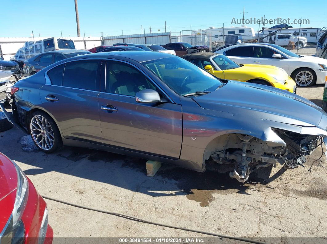 2015 Infiniti Q50 Premium Gray vin: JN1BV7AP1FM347131