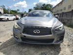 2015 Infiniti Q50 Base Gray vin: JN1BV7AP1FM352880