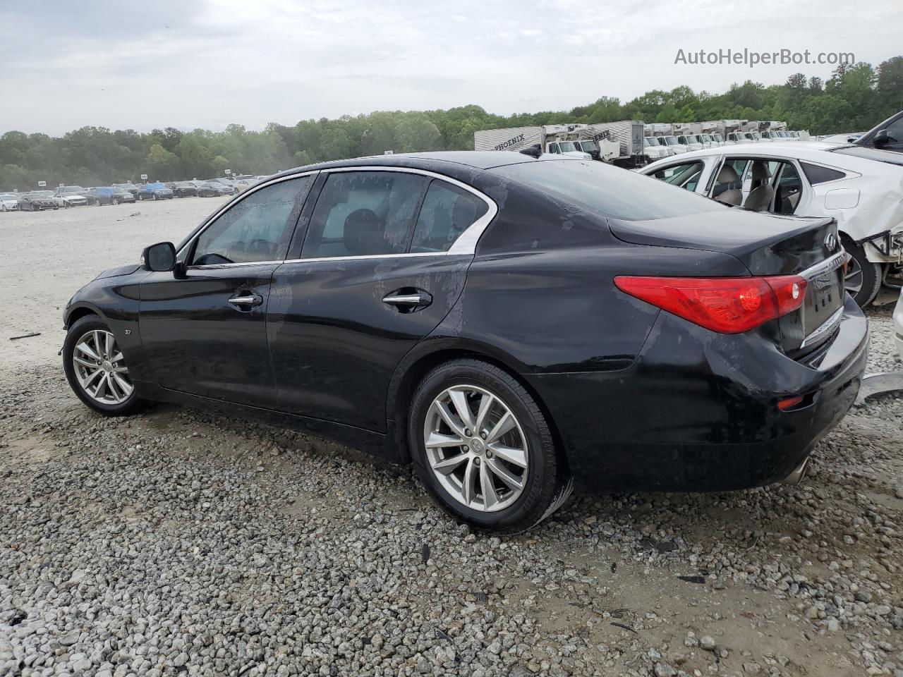 2015 Infiniti Q50 Base Black vin: JN1BV7AP1FM355388