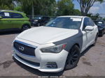 2014 Infiniti Q50 Premium White vin: JN1BV7AP2EM675107