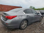 2014 Infiniti Q50 Base Gray vin: JN1BV7AP2EM677648