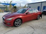 2014 Infiniti Q50 Base Red vin: JN1BV7AP2EM680467