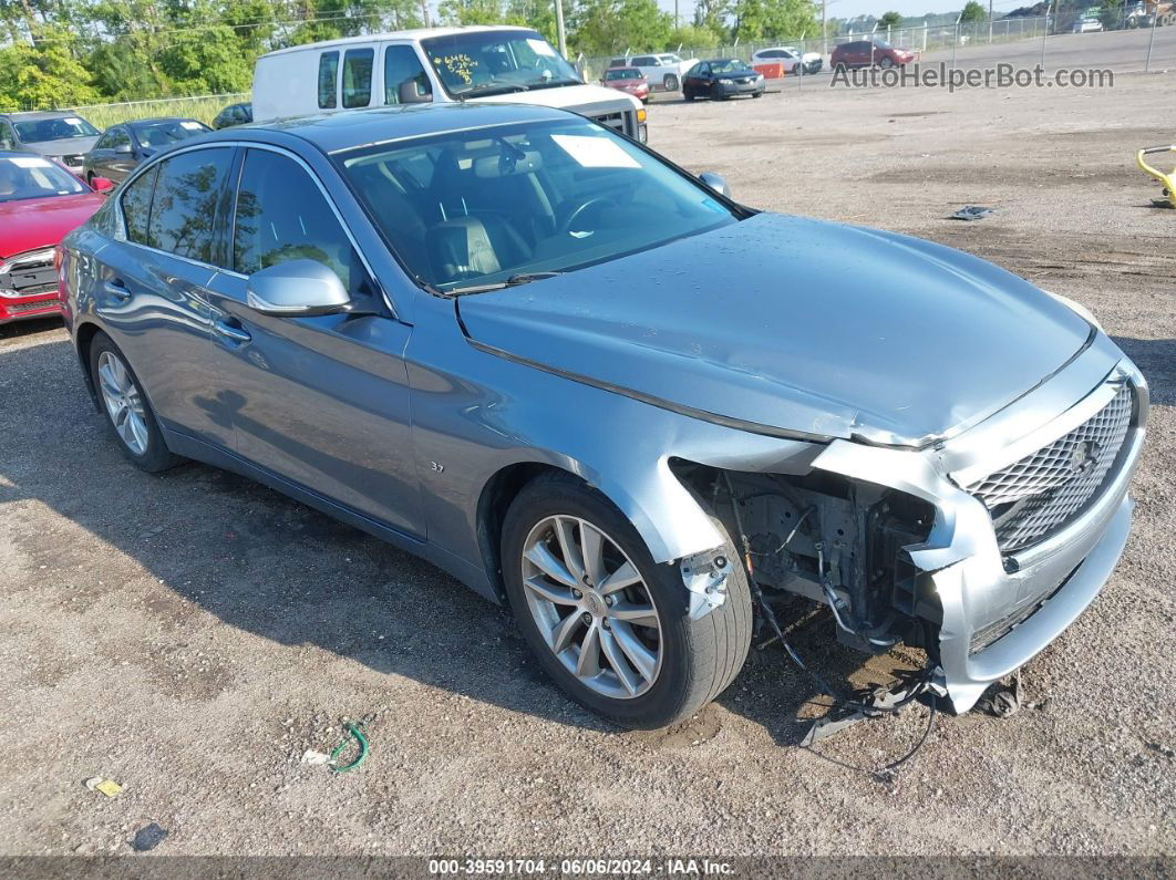 2014 Infiniti Q50 Premium Серебряный vin: JN1BV7AP2EM685085